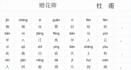 《贈(zèng)花卿》古詩翻譯及鑒賞